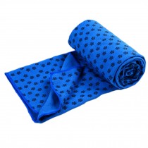 72"x24" Microfiber Non-Slip Yoga Towel Yoga Mat Towels + Carry Bag, Deep Blue