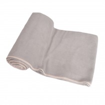 73"x27" Anti-Skid Microfiber Yoga Towel Yoga Mat Blanket + Carry Bag, Gray