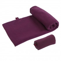180x90CM Premium Microfiber Yoga Towel Yoga Mat Blanket + Carry Bag, Purple