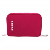 Suspensibility Waterproof Cosmetic Bag Wash Gargle Bag for Travel,Rose Red