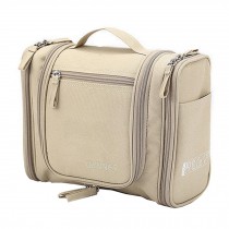 Suspensibility Portable Waterproof Wash Gargle Bag for Travel,Beige