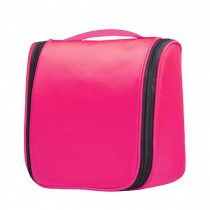 Suspensibility Portable Waterproof Nylon Wash Gargle Bag for Travel,Rose Red