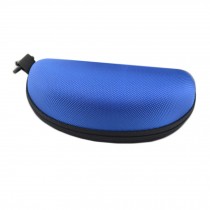 Creative Portable Zip Sunglasses Box Spectacle Case Glasses Box with Hook,Blue