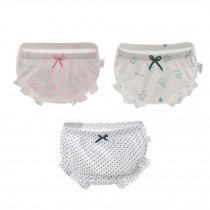 Breathable Cotton Panties  Pant (Age0-2)3Pc baby's Panties  Comfortable Fine