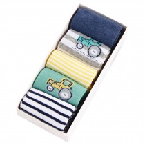 Lovely Baby's Winter Cotton Socks Warm Socks Set Box-packed(0-3 Years)Car B
