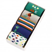 Lovely Baby's Winter Cotton Socks Warm Socks Set Box-packed(0-3 Years)Peacock
