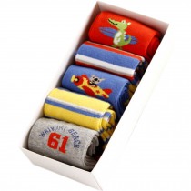 Lovely Baby's Winter Cotton Socks Warm Socks Gift-Box, 5 Pair(0-3 Years) NO.11