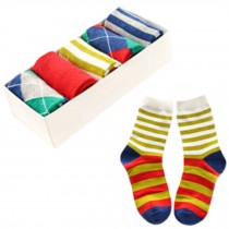Lovely Kids' Winter Cotton Socks Warm Socks Gift-Box, 5 Pair(4-6 Years) S15-18