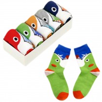 Lovely Kids' Winter Cotton Socks Warm Socks Gift-Box, 5 Pair(4-6 Years) S15-6