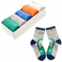 Lovely Kids' Winter Cotton Socks Warm Socks Gift-Box, 5 Pair(4-6 Years) S15-31