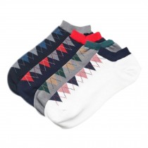 Fashion MALE 4 Set OF Invisible Socks  Quilted