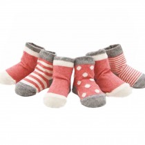 4 Pairs Baby Kids Socks/ High Quality/ Cotton Baby Socks, Pink