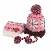 Infant Baby Winter Warm Knitting Baby Beanie Hat Pink