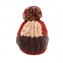 Infant Baby Winter Warm Knitting Baby Beanie Hat  Brown