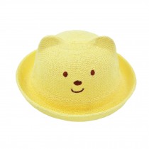 Kids Cute Comfortable Straw Hat Sun Hats Cap Caps, Unisex, Yellow