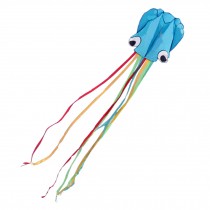 Long Colorful Tail Software Made Octopus Kite With Line,blue