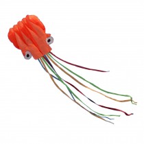 Long Colorful Tail Software Made Octopus Kite With Line,Orange