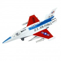 Kid's Toys Mini Alloy Airplane Models, F-16 Fighter, Random Color