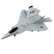 Kid's Toys Mini Alloy Airplane Models, F-22 Raptor Fighter, Random Color