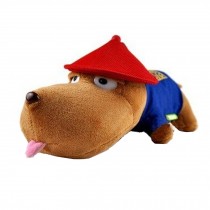 Plush Toy Doll Long Mouth Pup Absorb HCHO Odor Bamboo Bag,officer