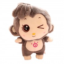 Funny Lovely Monkey Creative Doll Plush Toy Doll,grey A