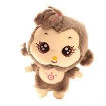 Funny Lovely Monkey Creative Doll Plush Toy Doll,grey B