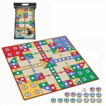 Children Board Games Toys Develop Brains, Single-sided 80x80 Bagged Fly Checkers Blanket