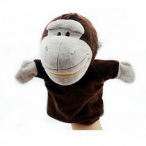 Cute Animal Glove Puppet Hand Dolls Plush Animal Toy ( Orangutan )