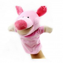 Cute Animal Glove Puppet Hand Dolls Plush Animal Toy ( Pink Pig )
