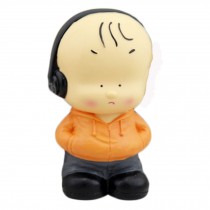 Pretty Cute Home Decor Ornament Money Banks Coin Banks, Boy With Earphone