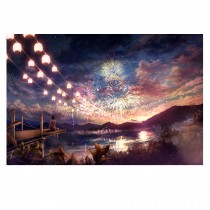 Aesthetic And Beautiful 1000 Piece Jigsaw Puzzle, Firework