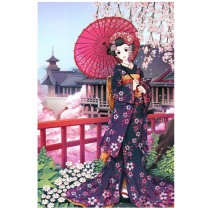Sakura Girl, Fashionable Wooden Puzzle For Adult 1000 Piece Jigsaw Puzzle