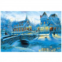 Snowscape, Fashionable Wooden Puzzle For Adult 1000 Piece Jigsaw Puzzle