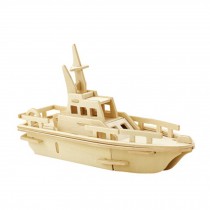 3-D Wooden Jigsaw Puzzle??Explosion-proof ship