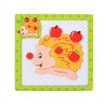 Wooden With Magnet Jigsaw Puzzle Children's Games Toys,Hedgehog