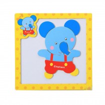 Wooden With Magnet Jigsaw Puzzle Children's Games Toys,Elephant