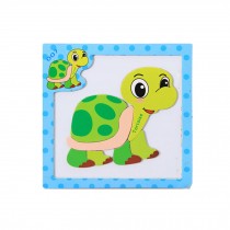 Wooden With Magnet Jigsaw Puzzle Children's Games Toys,Tortoise