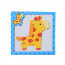 Wooden With Magnet Jigsaw Puzzle Children's Games Toys,Giraffe