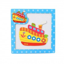 Wooden With Magnet Jigsaw Puzzle Children's Games Toys,Ship