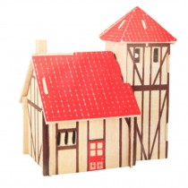 Imaginative Model Farmhouse Jigsaw Wooden 3D Puzzle Toy
