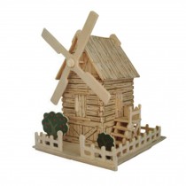 Wndmill House Jigsaw Wooden Vivid 3D Puzzle Model  Toy