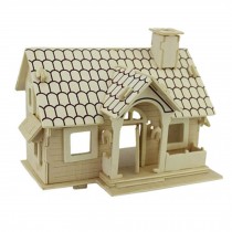 Village cottage House 3D Creative Wooden Jigsaw Toy Model Puzzle