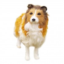 Simulate Shepherd Dog Plush Toy Stuffed Animal Perfect Gift(37*12*25CM)