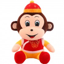Plush Lovely Cartoon Monkey Pillow Toy Girlfriend Kid Birthday Doll Gift