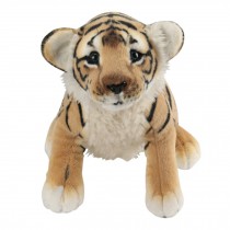 Simulation Animal Plush Toys Lovely Dolls Standing Posture ( Tiger Crouching )