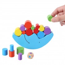 Wooden Early Educational Multicolor Balance Block Toys For Baby