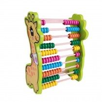 Wooden Early Educational Multicolor Figure Calculative Rack Toys For Baby(Deer)