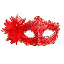 Beautiful Venetian Pretty Masquerade Mask Eye Mask Fancy Dress Accessory Red