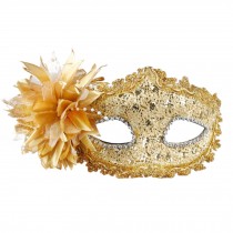 Beautiful Venetian Pretty Masquerade Mask Eye Mask Fancy Dress Accessory Gold