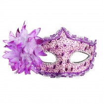Beautiful Venetian Pretty Masquerade Mask Eye Mask Fancy Dress Accessory Purple